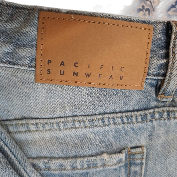 NWT PacSun Men' low rise Baggy Wide Jeans in Light Blue SIZE 23 - Picture 11 of 15